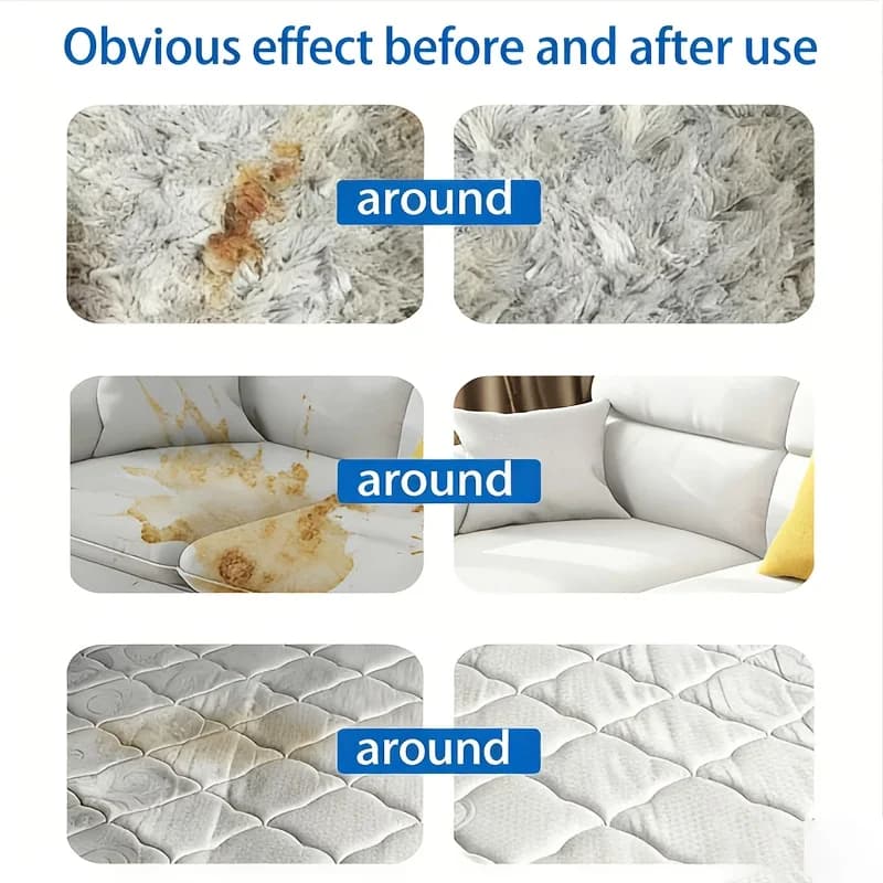 Nettoyant pour tissus en mousse, sans démontage, détachant, spray rafraîchissant pour canapé, tapis, matelas, siège de voiture, rembourrage, rénovateur de tissus pour la maison