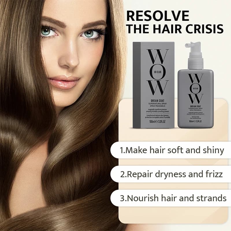 Spray revitalisant sans rinçage Super doux, traitement du cuir chevelu, lissage, réparation brillante, soins pour cheveux endommagés, huile pour cheveux