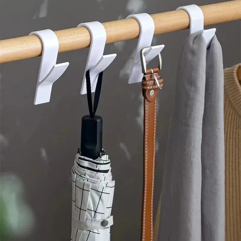 Salle de bain douche porte-serviettes cintre chauffé radiateur Rail crochets Clips supports de rangement vêtements