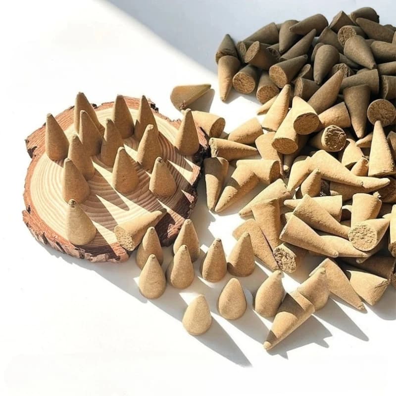 Palo Santo cônes d'encens original fait à la main parfum de maison Yoga méditation tours