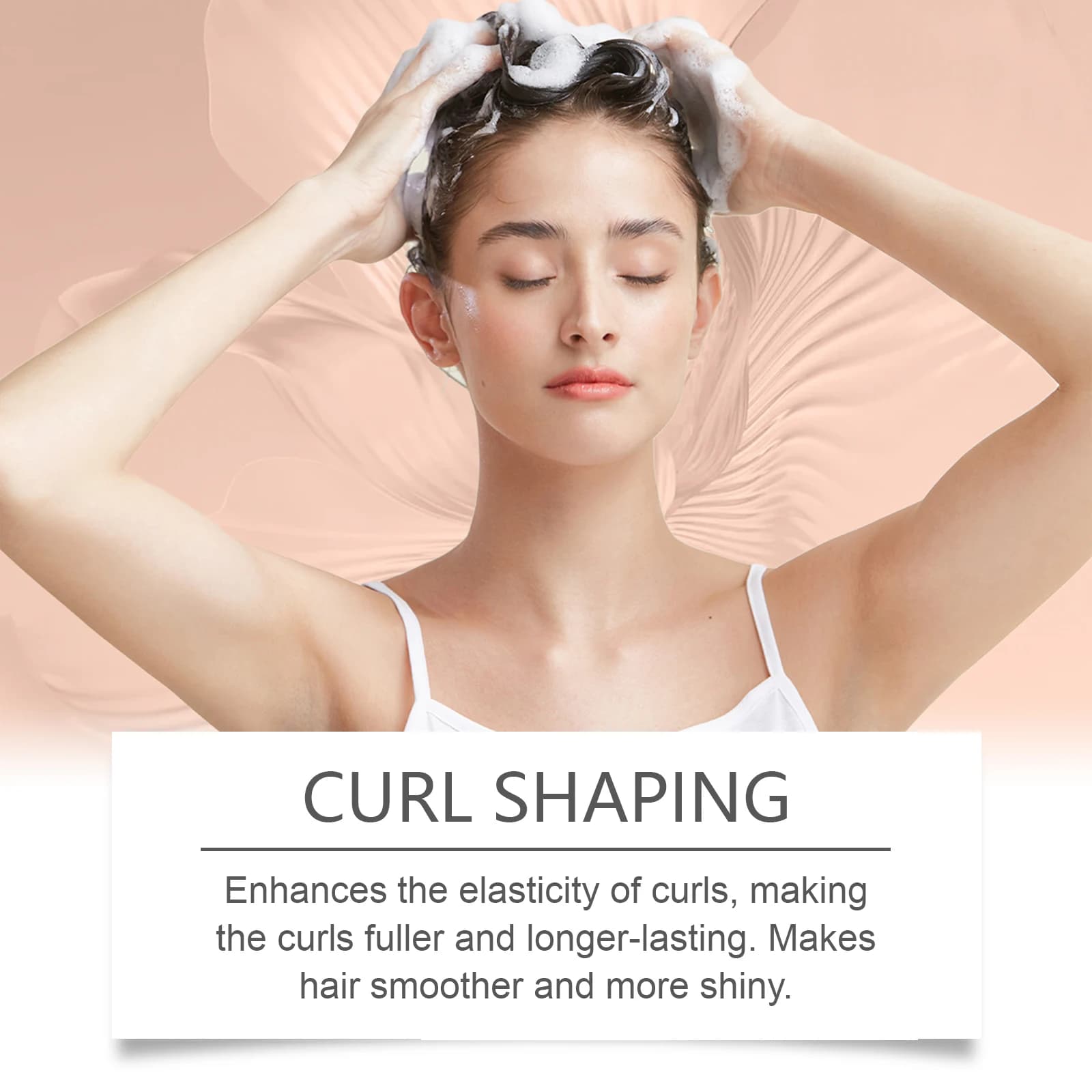 Ensemble shampoing et revitalisant noix de coco – Soin capillaire hydratant pour cheveux bouclés | Contrôle de l'huile Élimination des frisottis Nettoyage du cuir chevelu Lissant