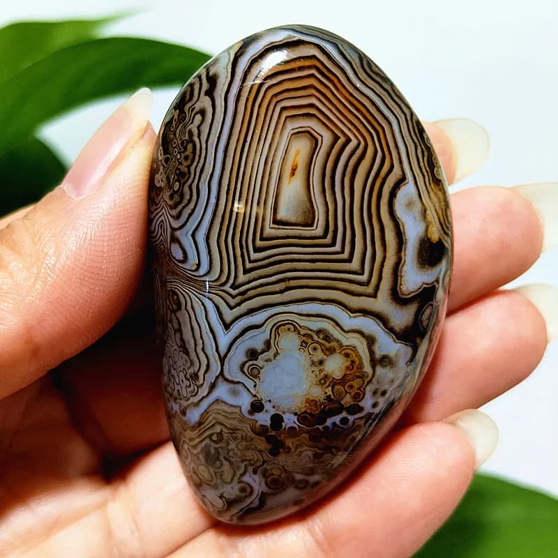 Pierres naturelles AAA, Agate Sardonyx, Pierres de Palm Herat, Cristaux de méditation et de guérison spirituelle pour la sorcellerie, Décoration intérieure