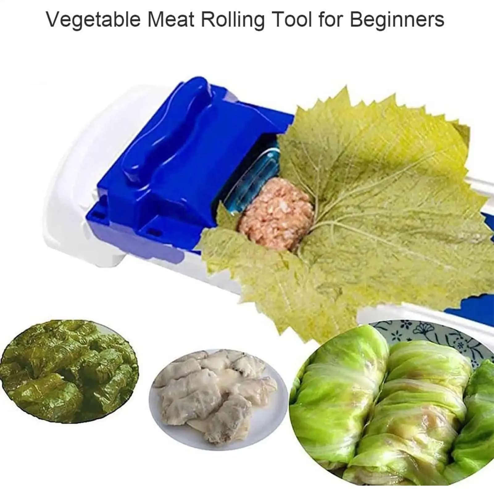 Machine à rouler les feuilles de vigne, outil pour rouler les légumes et la viande, machine à rouler les feuilles de chou, DolmaMaker, outil pour faire des feuilles de dolma
