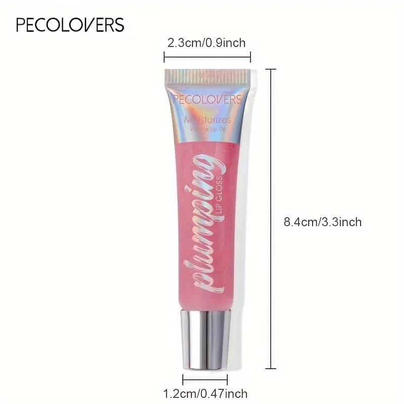 Huile de Fruit Hydratante à Paillettes pour Soin de miles, Tube Souple, Teinte de Lèvres Transparente, 1 Pièce
