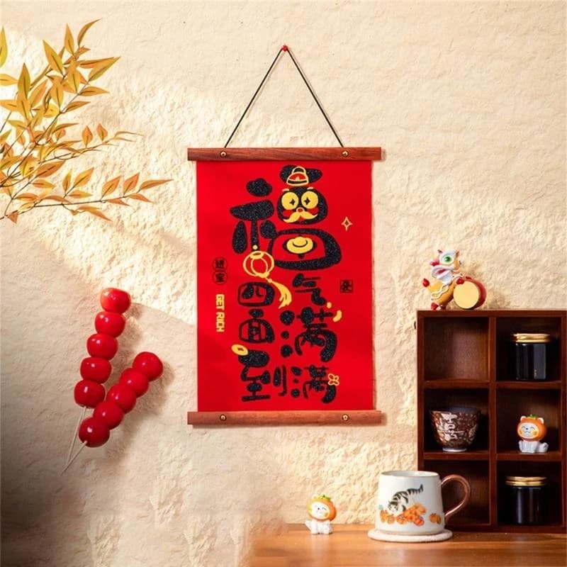 E8BD Traditional 2025 Snake Year Creets Set pour décoration bureau d'atelier