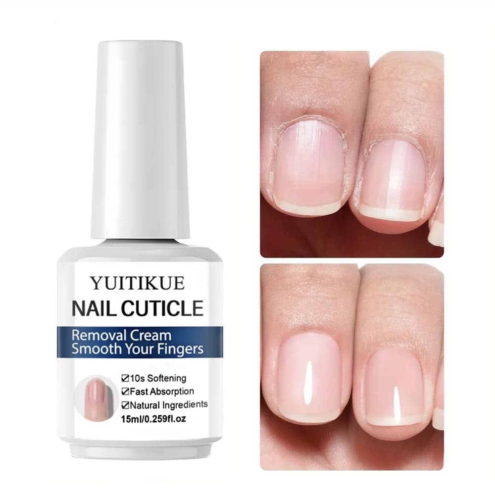 YUITIKUE Dissolvant de cuticules 10 secondes 15 ml - Adoucissement et absorption rapides