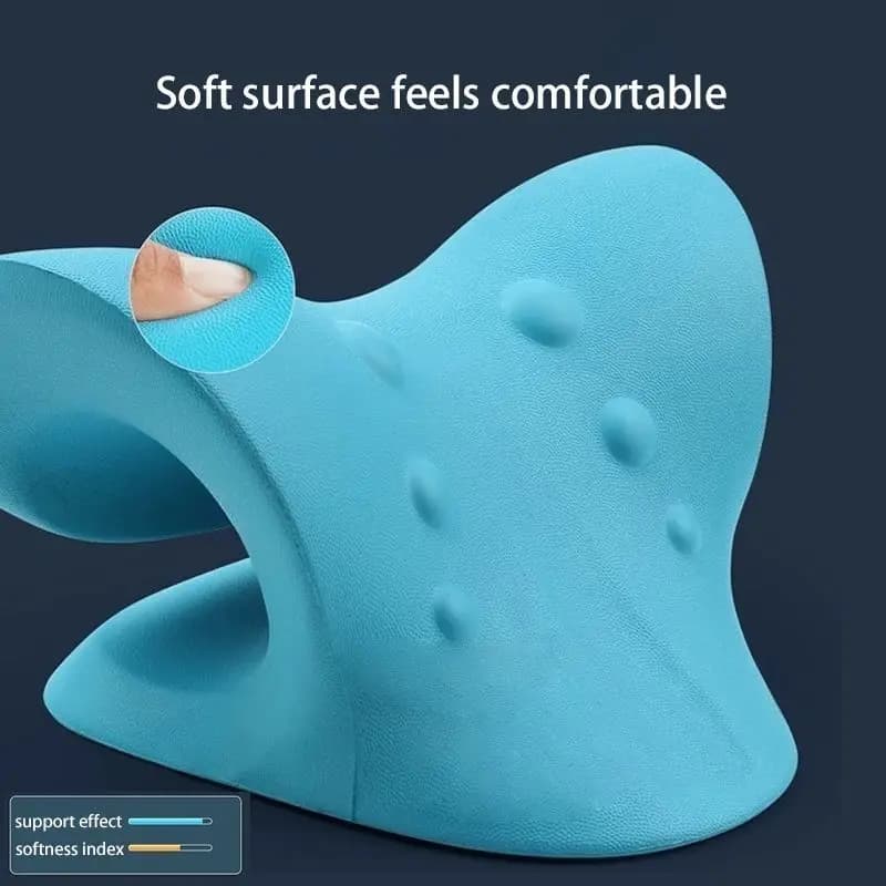 Civière de cou et d'épaule, relaxant, dispositif de Traction chiropratique cervicale, oreiller de Massage pour soulager la douleur, alignement de la colonne cervicale