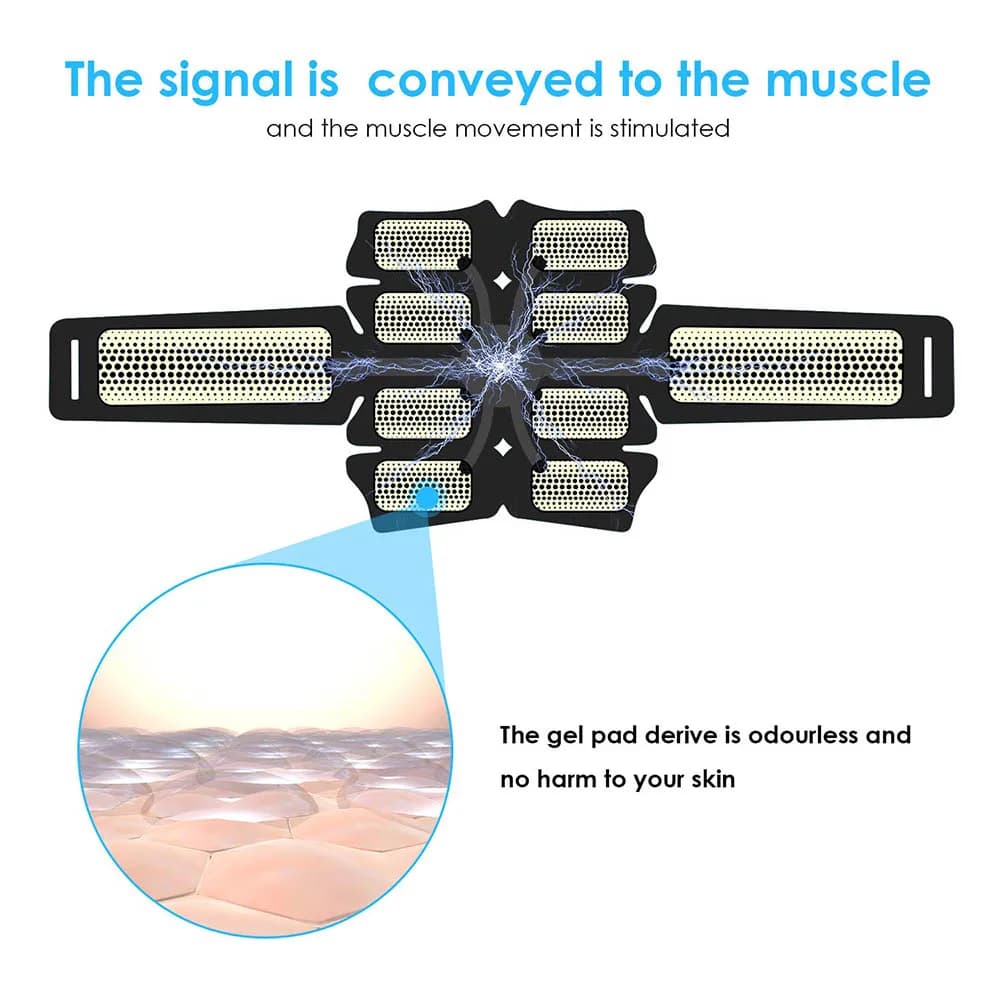 Eletroestimulador EMS stimulateur musculaire Abdominal masseur électrique électrostimulation entraîneur de hanche équipement de Fitness de gymnastique à domicile