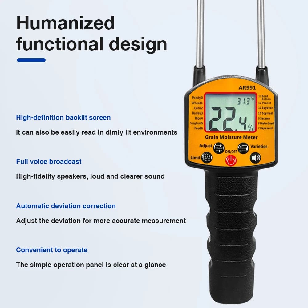 Humidimètre numérique LCD AR991