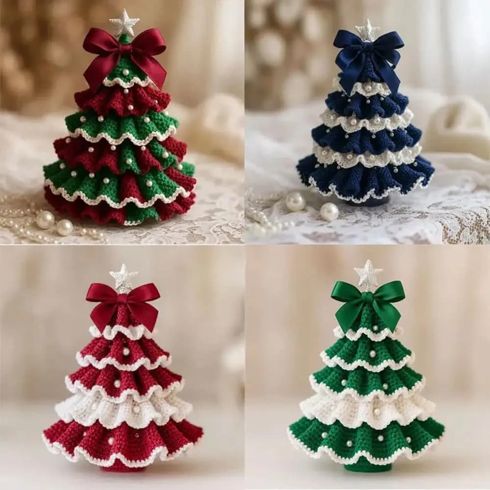 Kit d'arbre de noël au Crochet