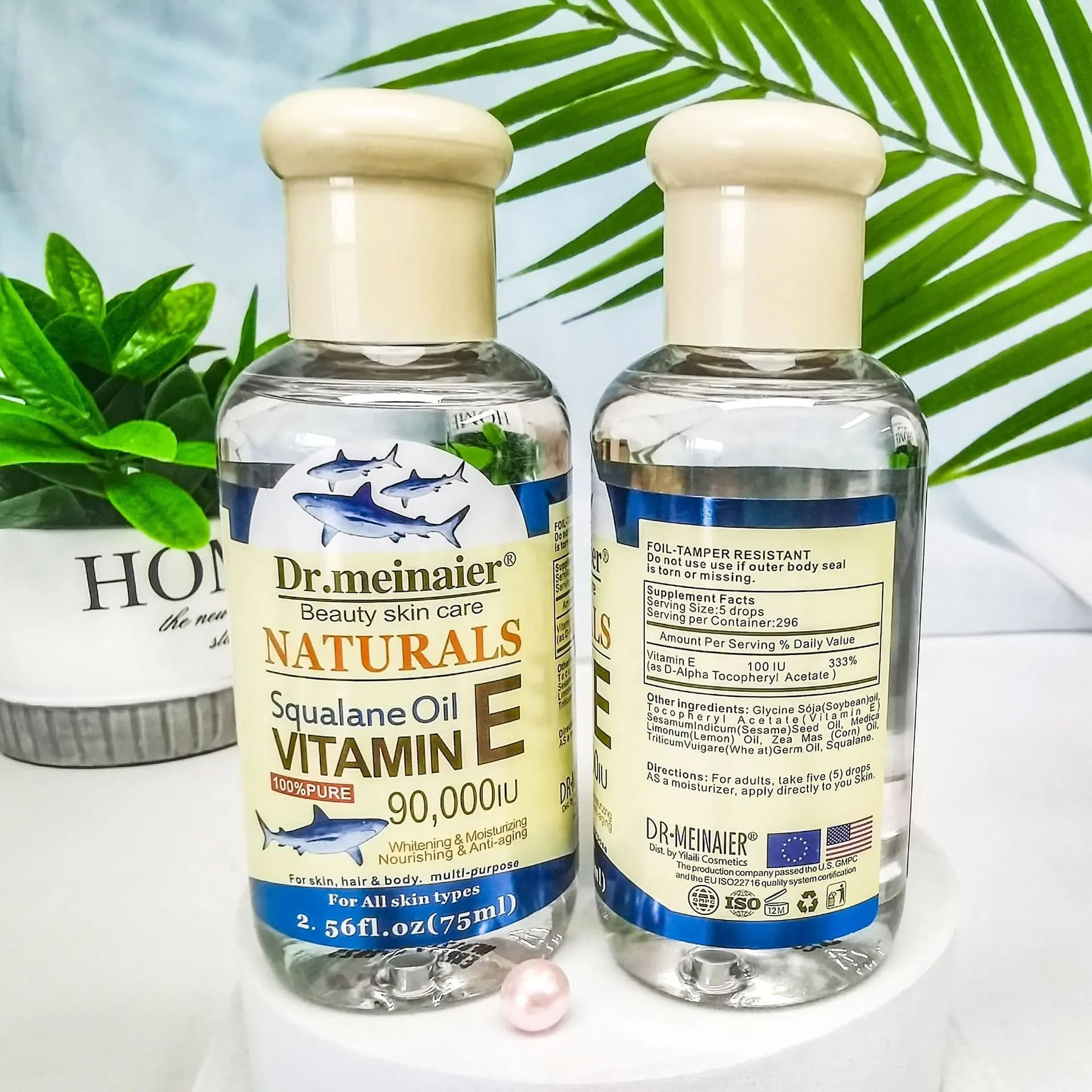 Huile essentielle pour le visage à la vitamine E
