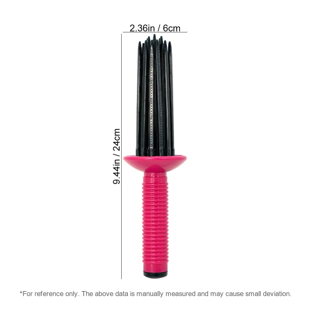 Peigne professionnel en rouleau de friser pour cheveux, brosse ronde, outils de coiffure, Portable, antidérapant, peigne en rouleau bouclé de voyage