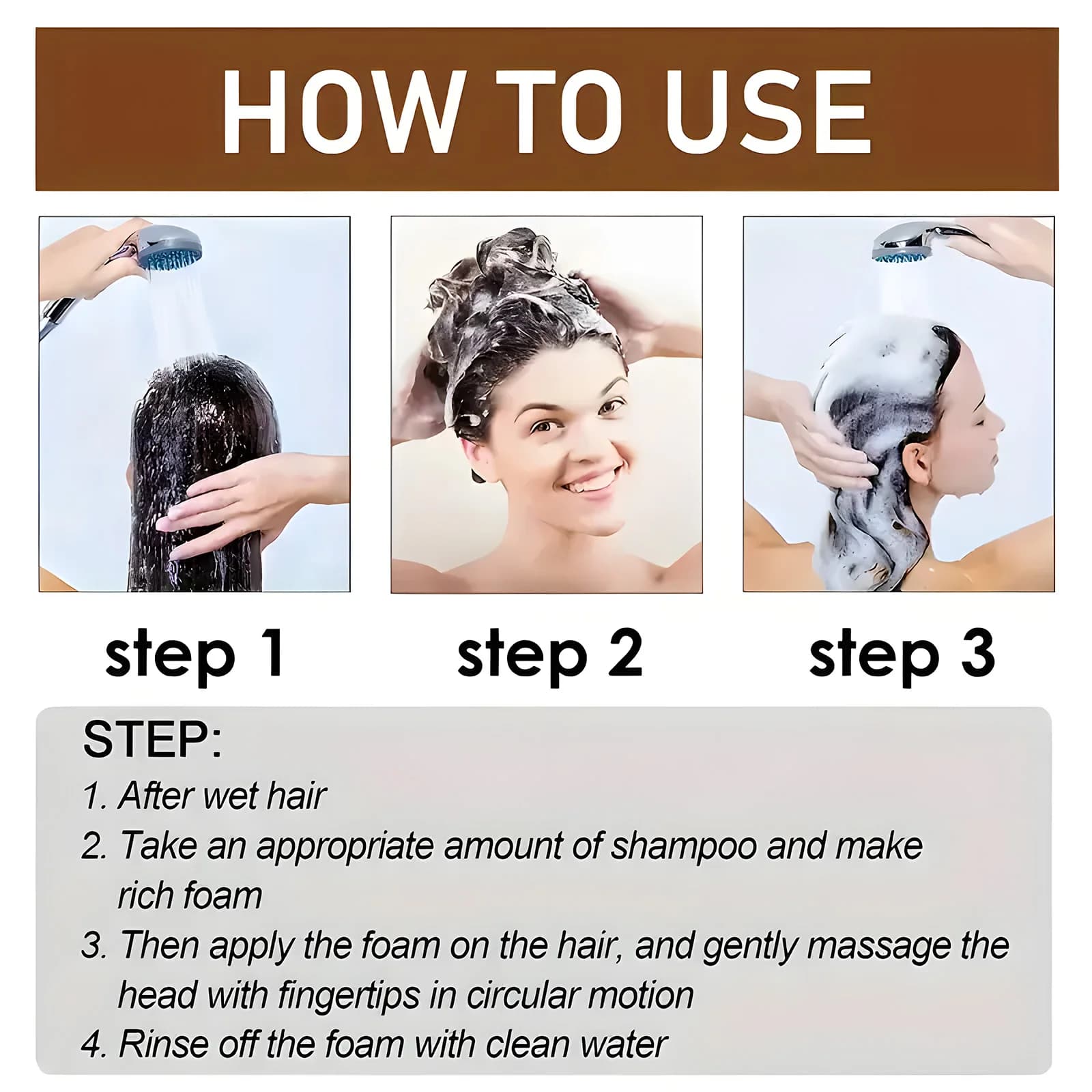Shampoing anti-chute de cheveux pour hommes et femmes, croissance de la biotine, UNIS issement rapide et ré-huile, beauté et santé