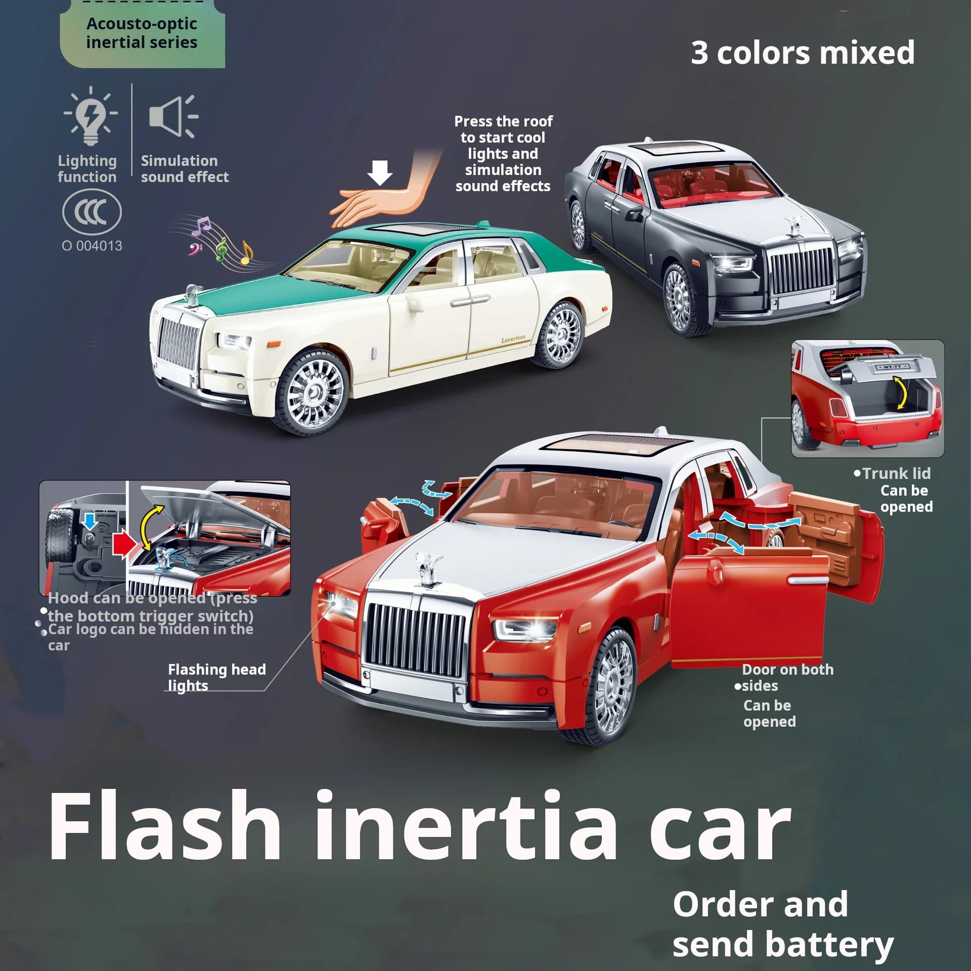 1:32 Simulation Rolls-Royce Phantom modèle de voiture ornements de luxe en plastique voiture berline enfants jouet voiture garçon Collection