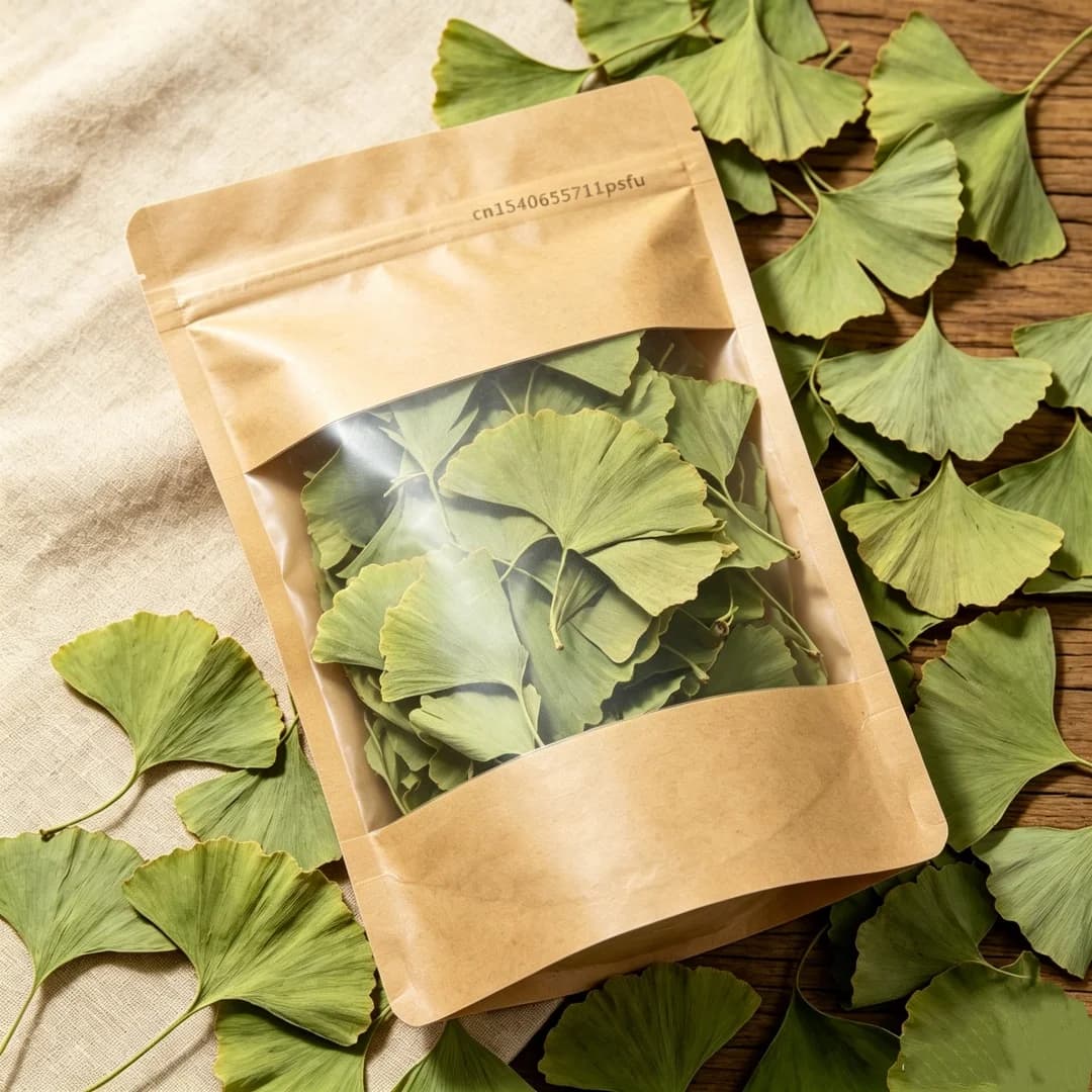 Feuilles de Ginkgo Biloba séchées de haute qualité pour la beauté, la santé, les savons, les sachets parfumés, les bougies de mariage, la fabrication de bijoux, la décoration extérieure