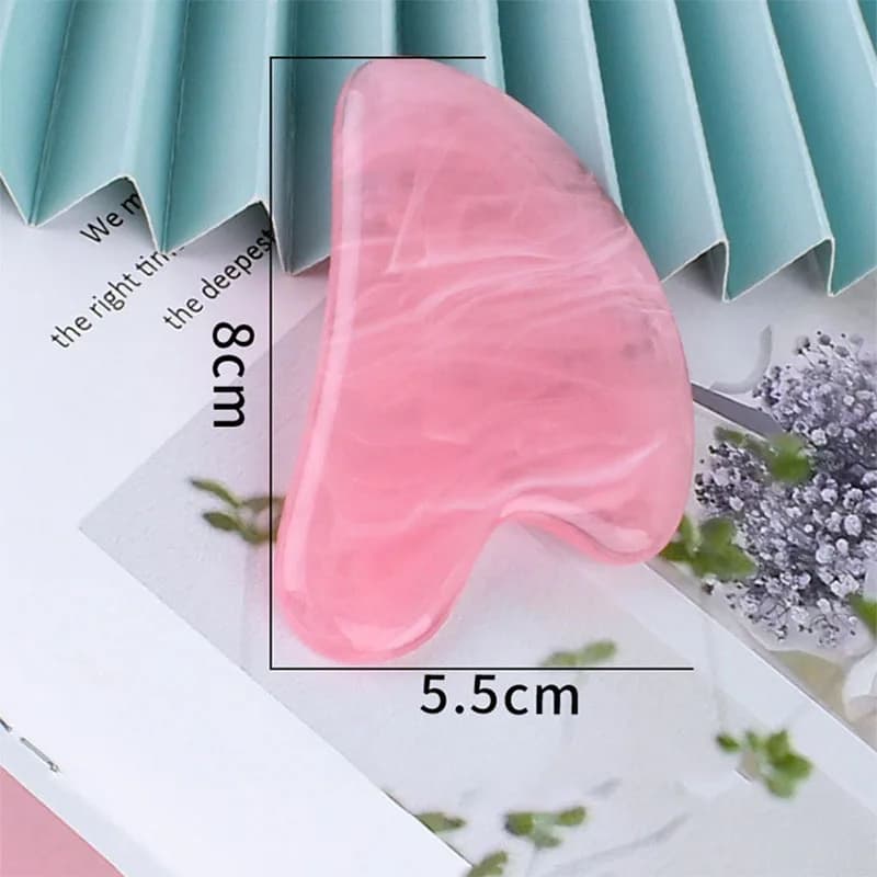Résine Gousha pierre pour le visage rouleau Gouache grattoir Gousha pierre Gowoman visage rouleau Gua Sha outil visage rouleau masseur