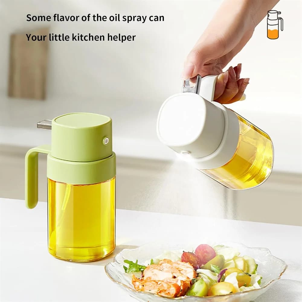 Bouteille de pulvérisation d'huile atomisée, Pot distributeur d'huile, poêle à frire à Air, pulvérisateur de vinaigre domestique de cuisine, pulvérisateur d'huile en verre, cuisson Simple
