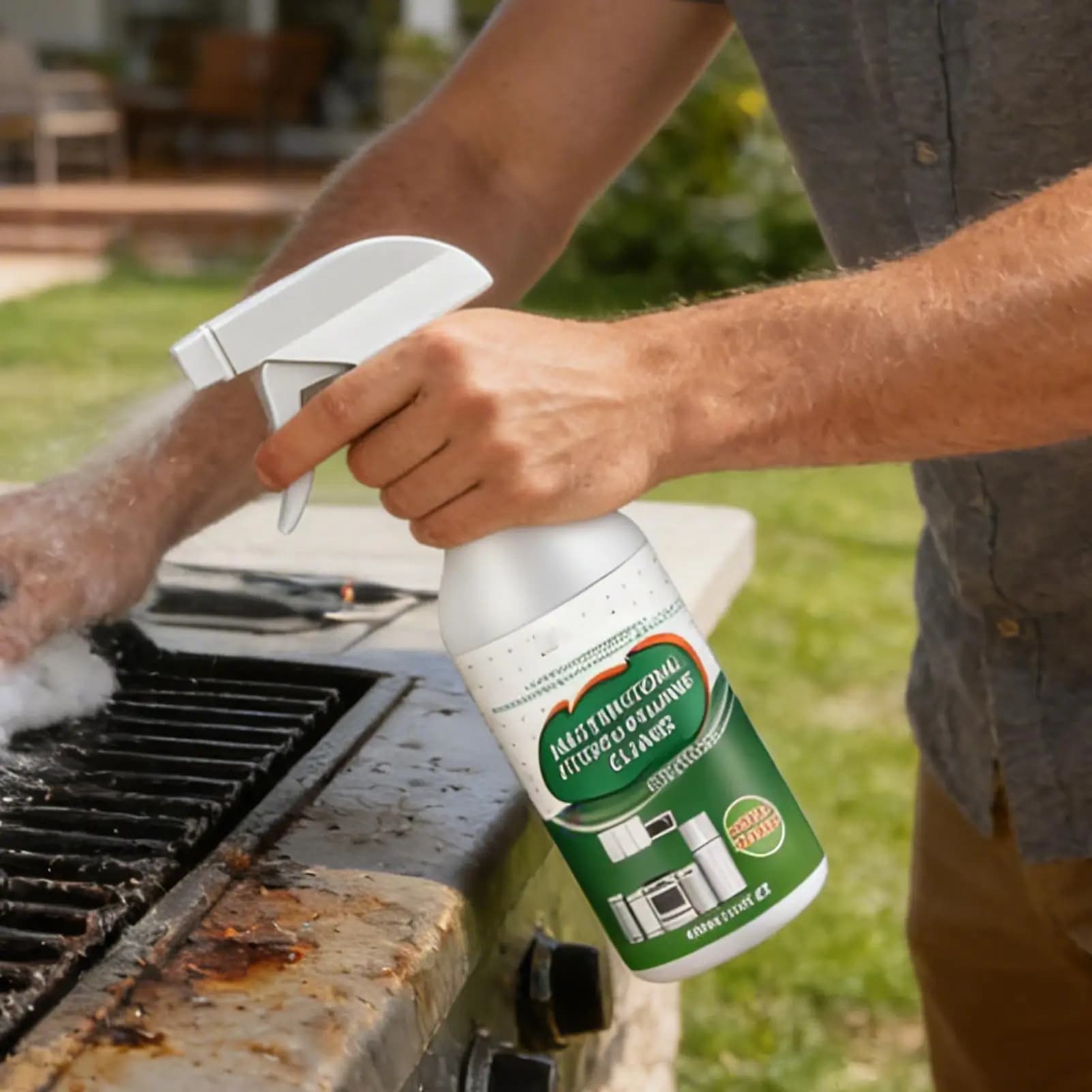 Nettoyant de cuisine 100 ml, spray dégraissant pour taches d'huile, réduit les odeurs, restaure la douceur des surfaces, rafraîchissant, dégraissant multifonctionnel