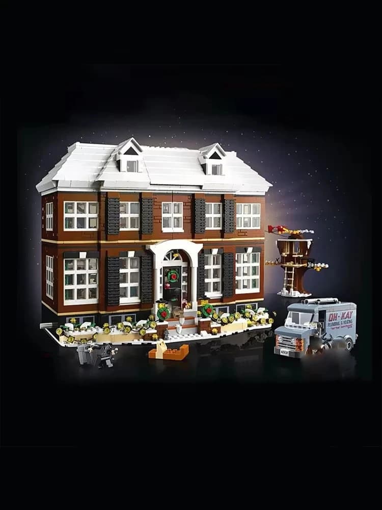3955 pièces de blocs de construction pour enfants, modèle maison familiale, jouets éducatifs, cadeau d'anniversaire et de Noël
