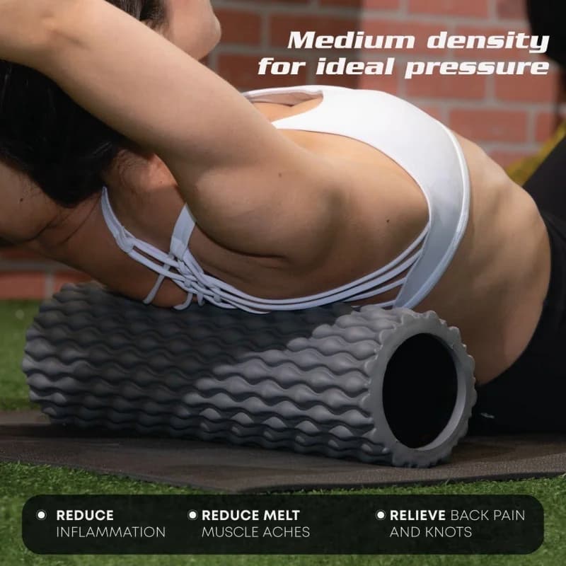 Rouleaux en mousse texturée pour massage musculaire
