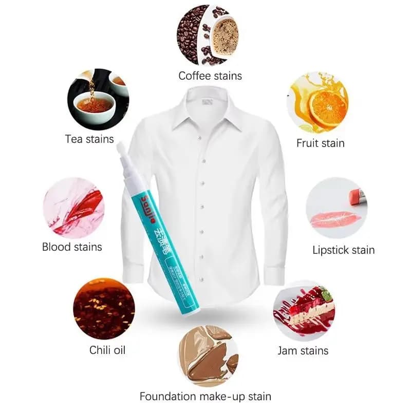 Stylo nettoyant pour vêtements sans lavage, pour éliminer les taches d'huile, de vin, de café et de thé sur les t-shirts, 1-3 pièces, stylo magique pour éliminer les taches sur les vêtements
