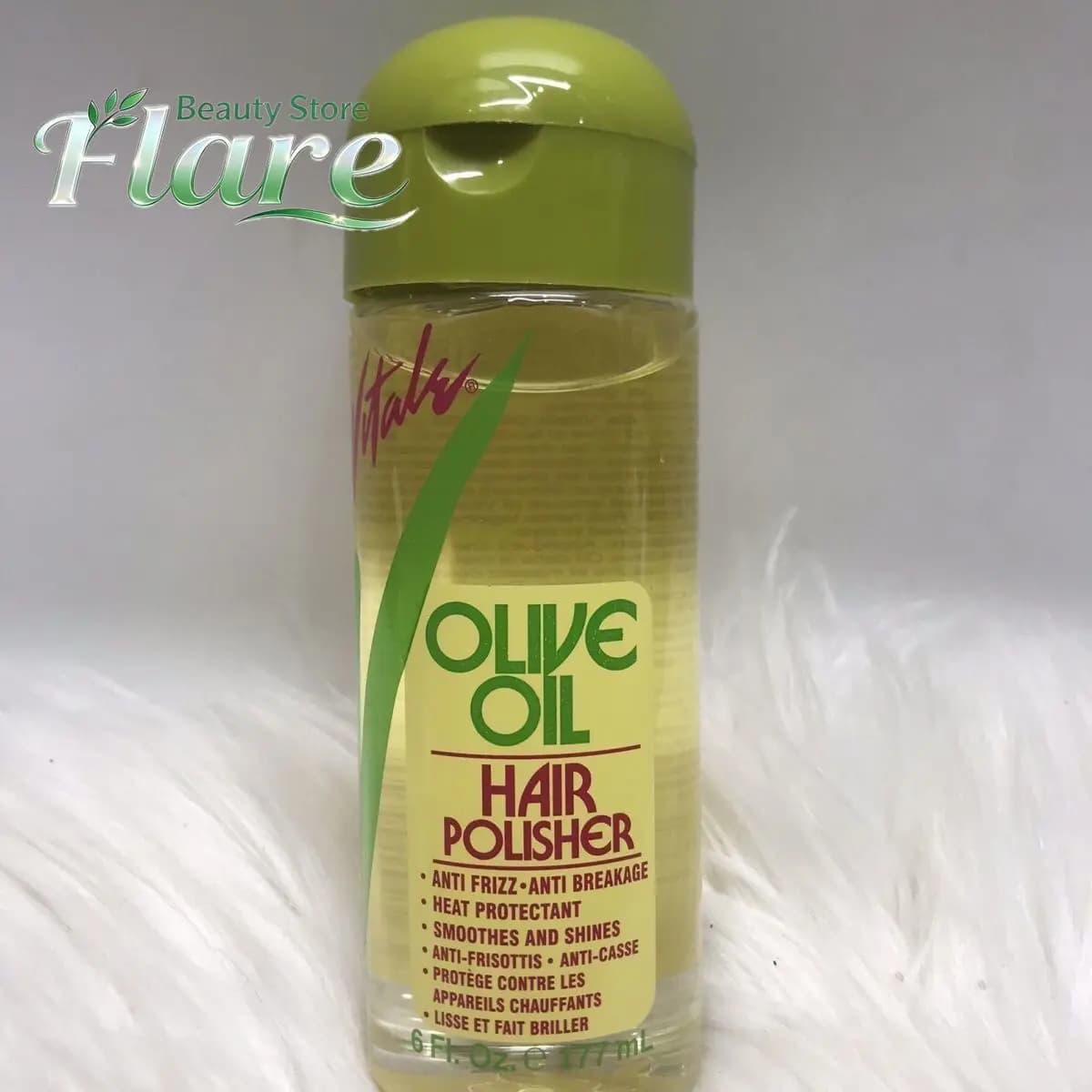 Brume Capillaire Polissante à l'Huile d'Olive Vitale 177ml pour Réparer les Pointes Fourchues