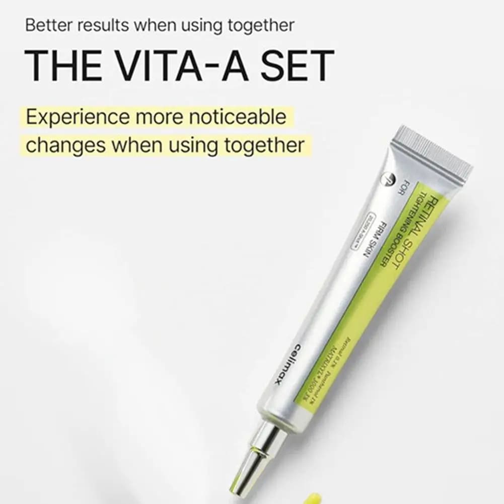 Essence anti-âge avancée à la vitamine A, minimise les rides, améliore l'élasticité, atténue les cernes et rehausse l'éclat de la peau
