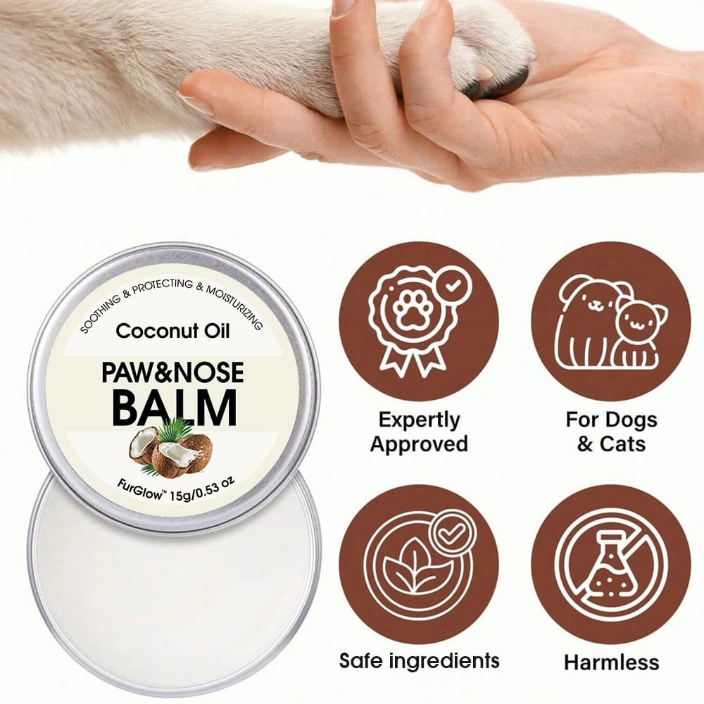 Le baume deux en un pour la soin des pattes et du nez pour animaux de compagnie peut soulager efficacement les nuages secs et les pattes craquelées en hiver, convient aux chiens et aux chats, c'est un