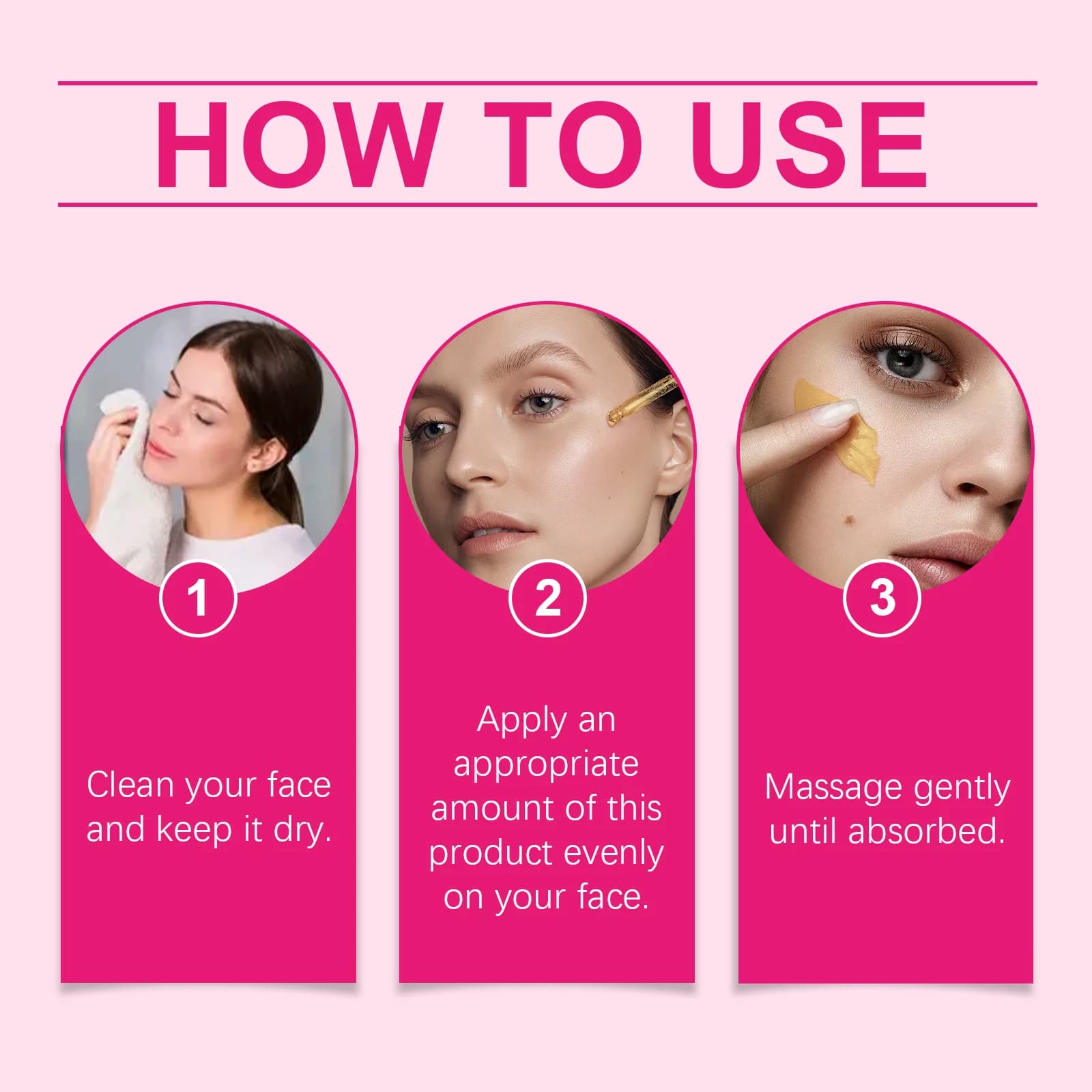 Huile pour le visage de rose musquée