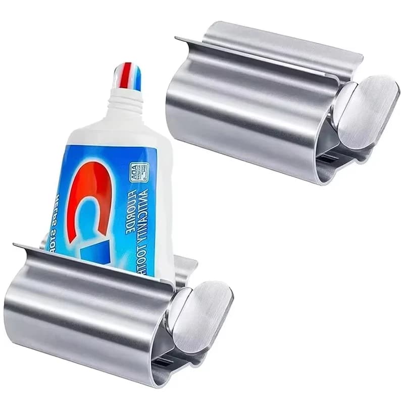 Distributeur rotatif en acier inoxydable pour onguents, cosmétiques, accessoires de salle de bain, et presse-tube de dentifrice