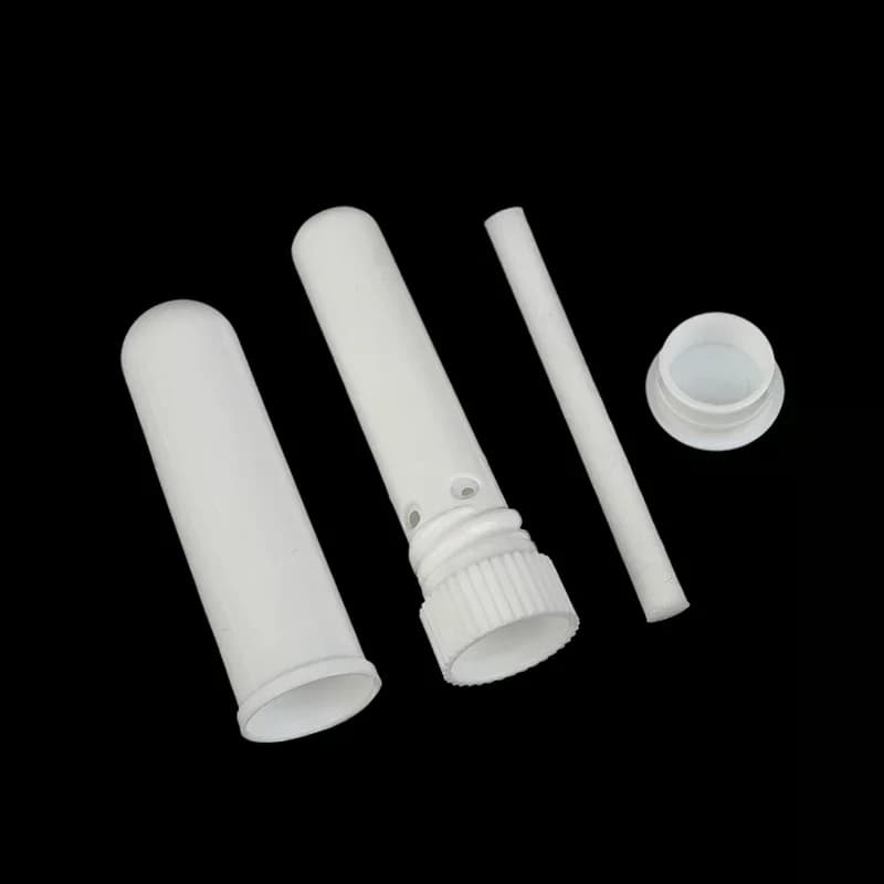 Tubes d'inhalateur vierges pour huiles essentielles