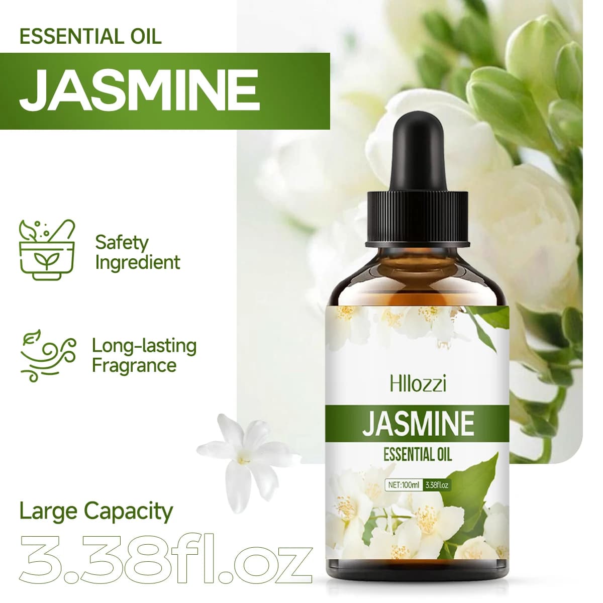 Huile essentielle de jasmin pour massage corporel