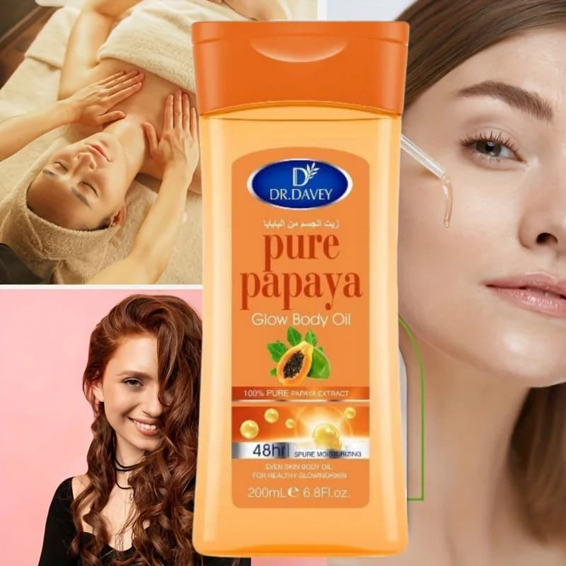 Huile corporelle à la papaye Papaya Glow Body Oil