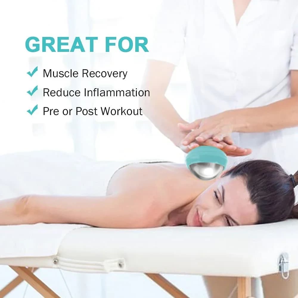 Balle de massage pour soulager la douleur, rouleau de massage dorsal, outils de relaxation pour tout le corps, pour les douleurs musculaires et articulaires, huiles essentielles ou lotion relaxante