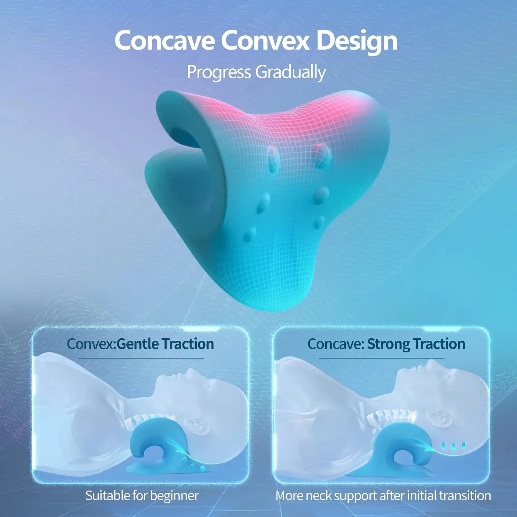 Dispositif de Traction cervicale pour relaxation du cou et des épaules