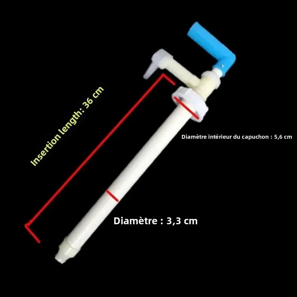 Pompe de transfert d'huile, pompe à carburant manuelle en plastique réutilisable, prévention du reflux, accessoire automobile pour voiture, camion, SUV