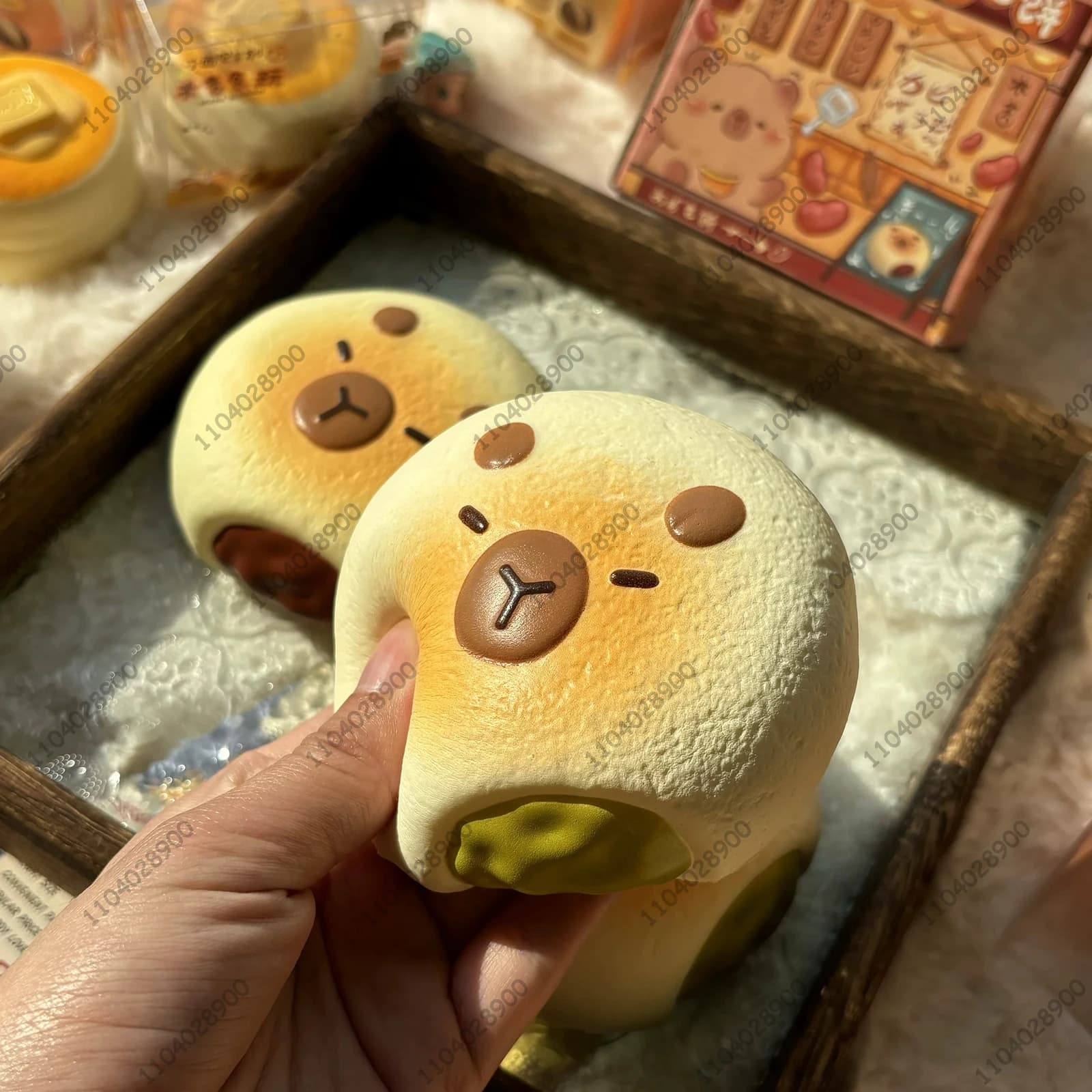 Capybara boulangerie lente augmentation Squishy