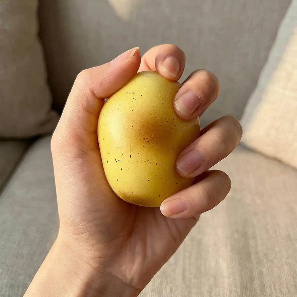 Jouet sensoriel souple en forme de pain de pomme de terre/pain flottant, à remontée lente, pour soulager le stress, l'anxiété et l'ADHD, cadeau