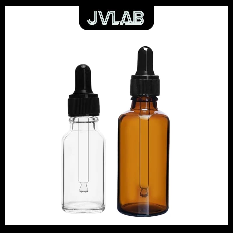 Bouteille d'huile essentielle en verre marron 5-100ml