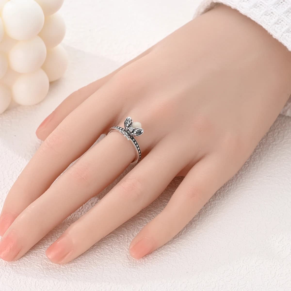 Bague en argent Sterling 925 pour femmes, Simple, généreuse, brille dans la nuit, de luxe, de haute qualité, bijoux fins pour fête de mariage