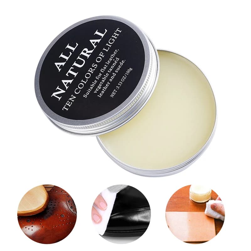 Crème à l'huile de vison 30ml/100ml, pour chaussures en cuir, sacs, crème de soin du cuir, crème d'entretien du cuir, accessoires d'artisanat du cuir