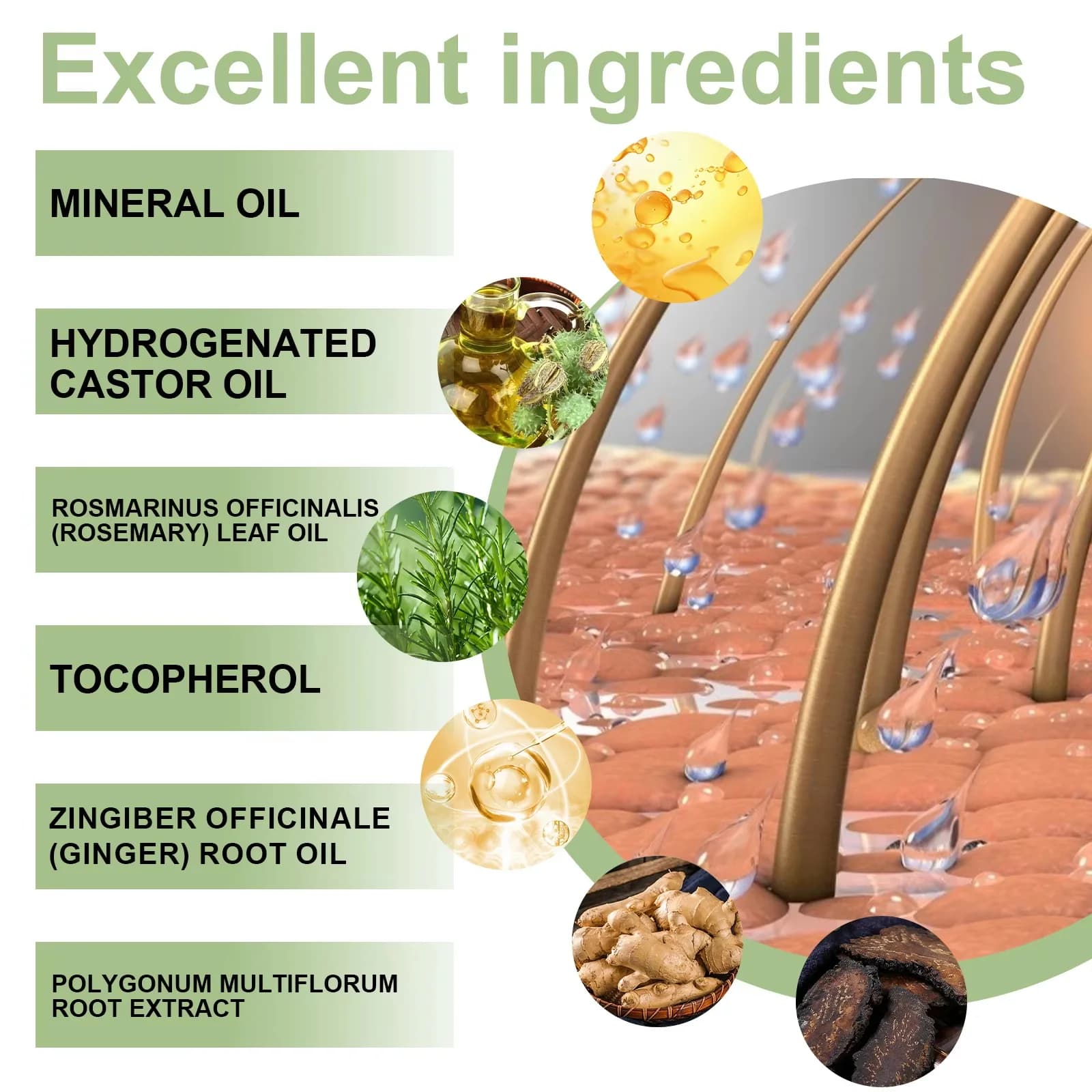 Huile de croissance capillaire 100 ml, soins capillaires à base de plantes Adivasi d'Inde, réparation au romarin, hydratation du cuir chevelu, réduction des pellicules