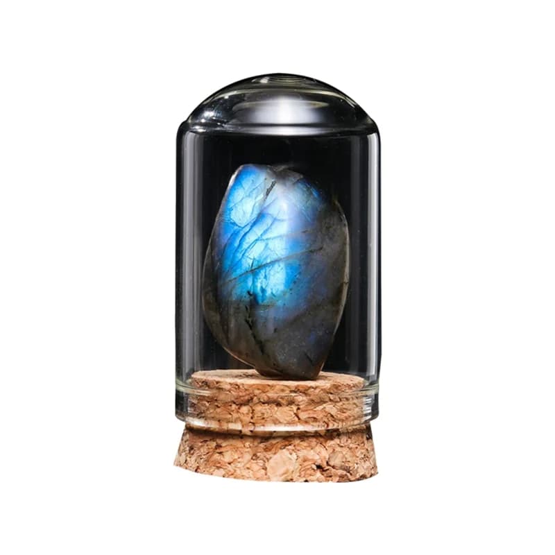 Échantillon de cristal naturel à exposition, forme géométrique, échantillon de roche d'agate, enseignement éducatif, style moderne et simple, décoration d'intérieur, cadeau