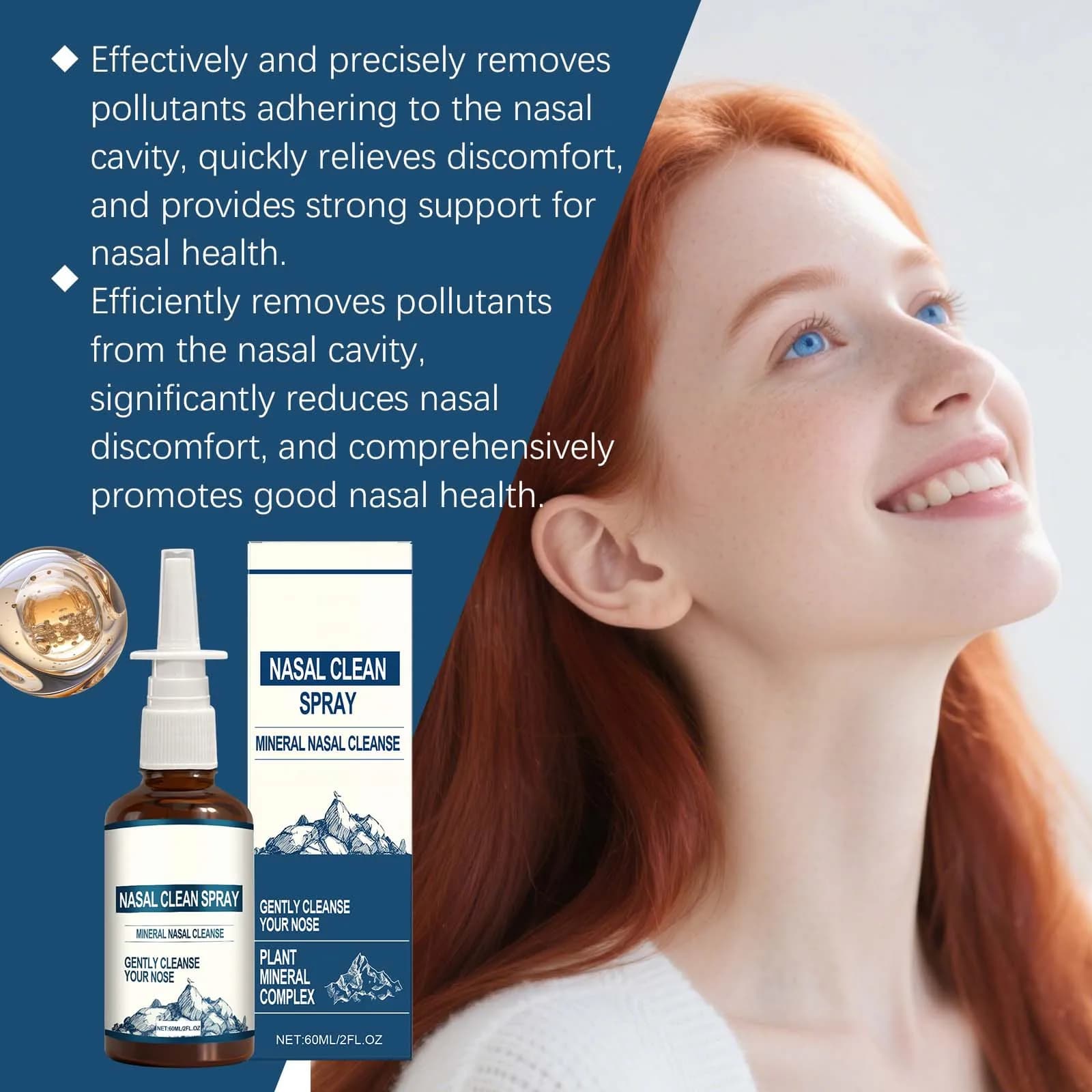 Spray de nettoyage Nasal