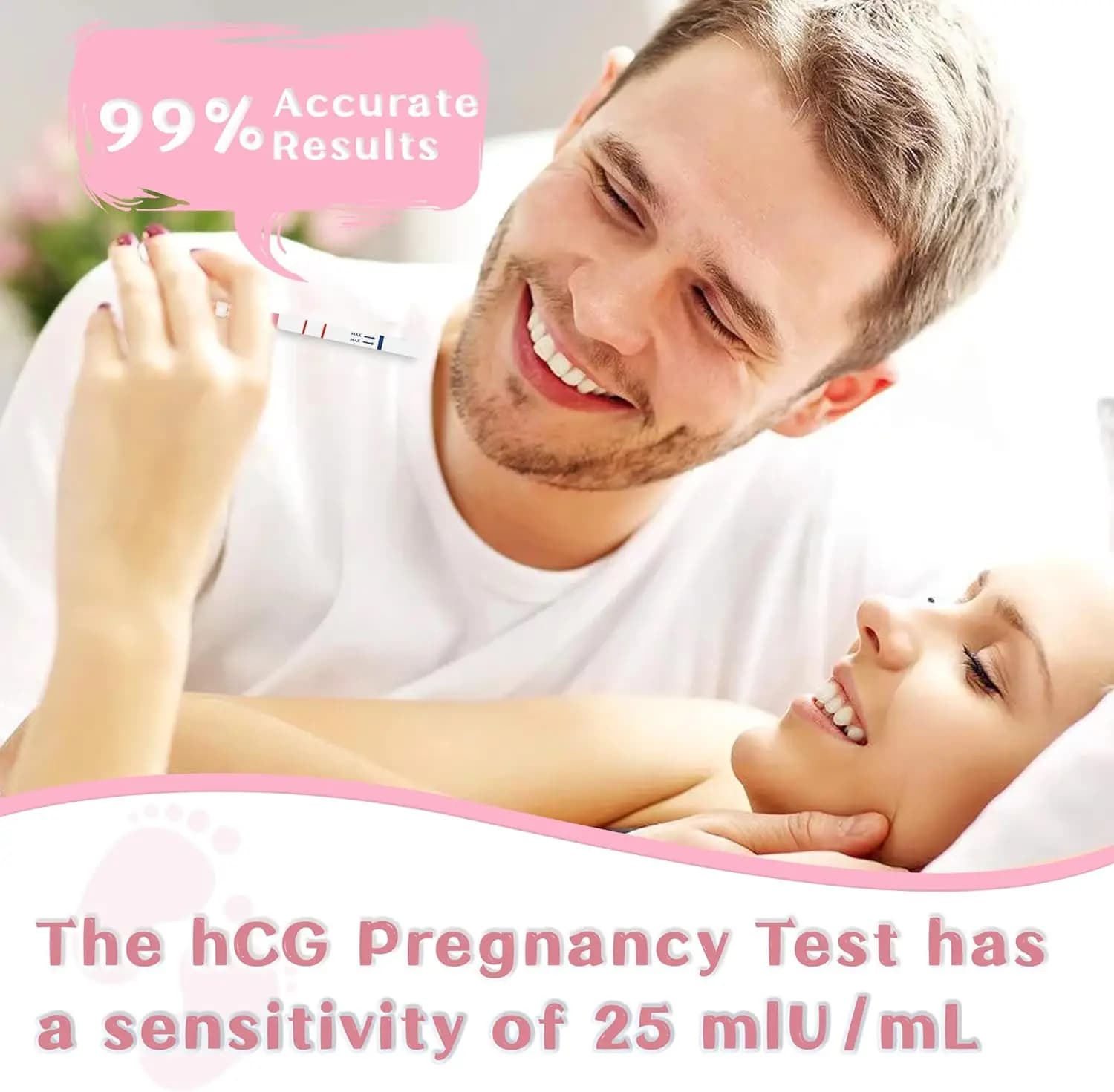 Kit combiné de bandelettes de test d'ovulation Pelvifine