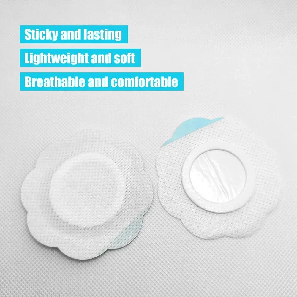 Patchs pour nombril à l'huile de ricin, emballage d'huile de ricin, tampons auto-adhésifs jetables en coton biologique, Anti-fuite, sans huile, 10 à 50 pièces