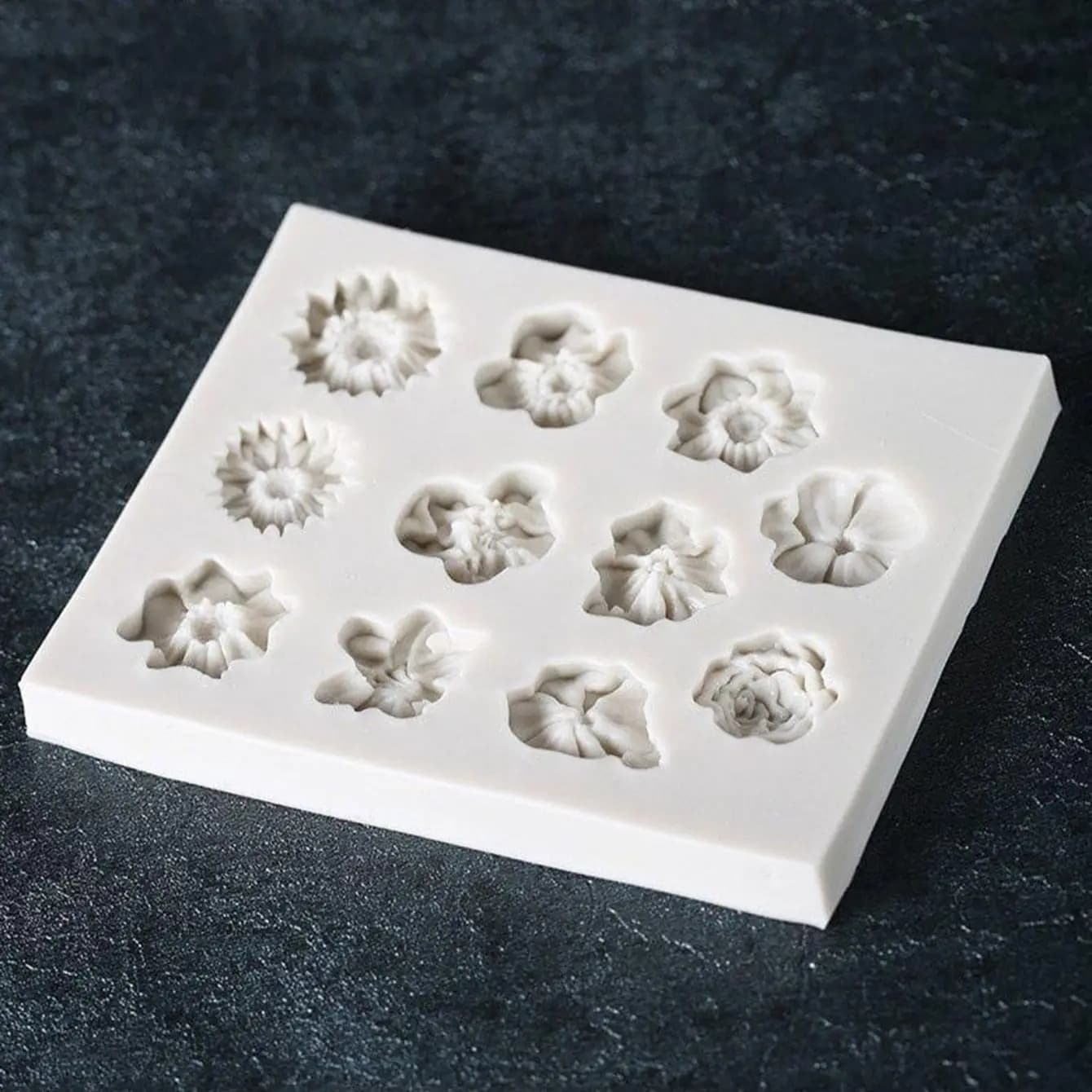 Moule en Silicone en forme de tournesol, Rose, fleurs, gâteau, décoration DIY, chocolat, outils de moule 3D