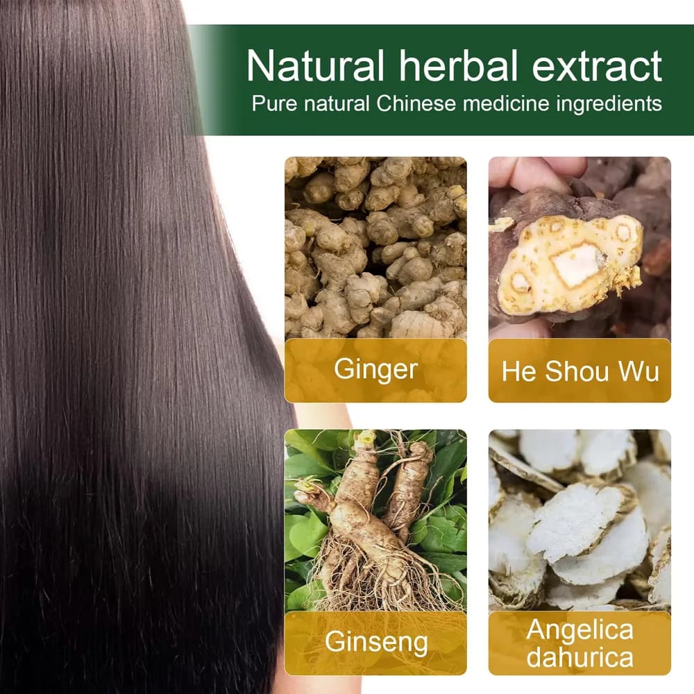 Crème de croissance des cheveux gingembre Alopecia repousse réparation prévenir la perte de cheveux traitement de la calvitie renforcement Dense produits de soins capillaires