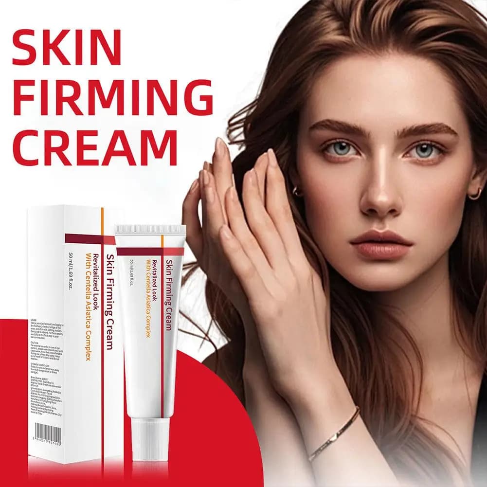 Crème raffermissante pour la peau à la Centella Asiatica 50 ml - Crème hydratante anti-âge liftante pour peaux sèches et matures, absorption rapide, non grasse