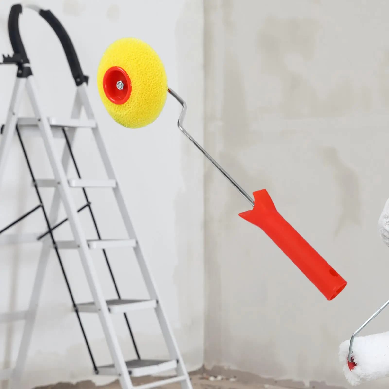 Rouleau de peinture d'angle de Texture pour murs d'angle, rouleau éponge robuste et efficace